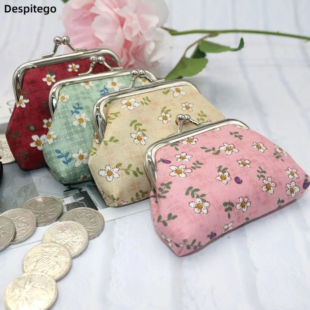 

Vintage Cute Retro Women Lady Clutch Bag Small Wallet Coin Purse Money Clip