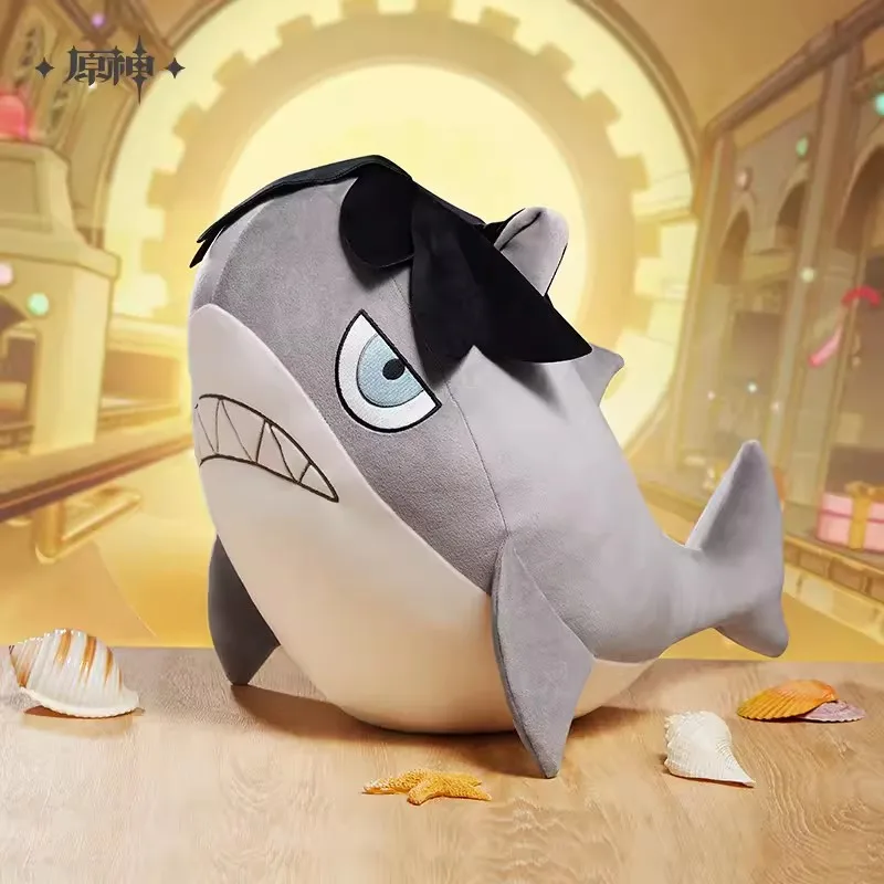 Genshin Impact Wriothesley Teyvat Zoo Themed Series Pillow Original Cosplay Plush Shark Prop Gifts