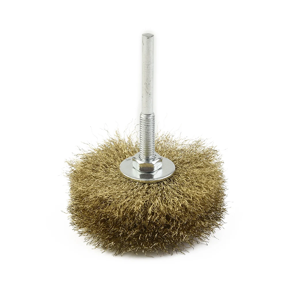 

High quality New Copper wire brush Polishing Brush Brush For Mini Drill For wood carving Nuclear carving Rotary Tools