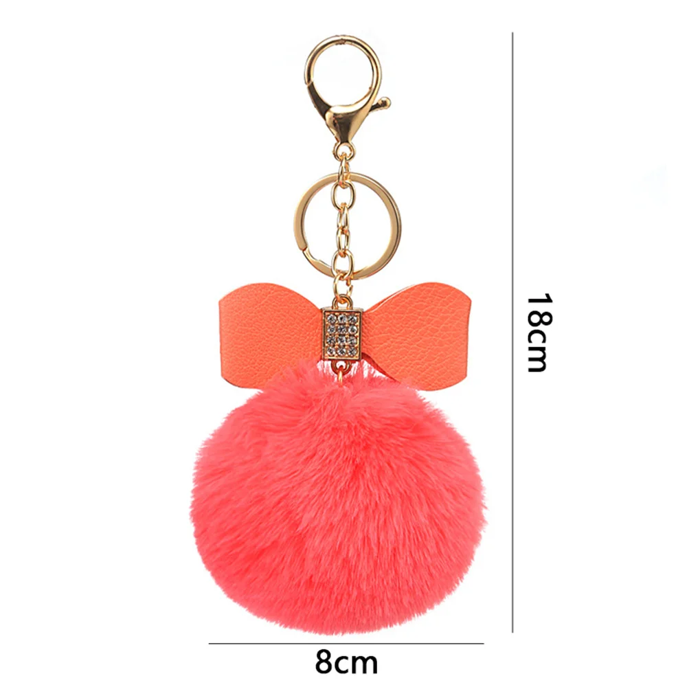 Fluffy Fur Pom Keychains Soft Faux Rabbit Fur Ball Car Keyring Pompom Key  Chains Key Holder Women Bag Pendant Jewelry Gifts - AliExpress