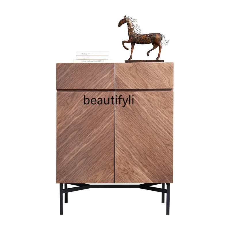 

Nordic Light Luxury Living Room Entrance Sideboard Cabinet Modern Minimalist Creative Tea Cabinet Decorative Locker furniture