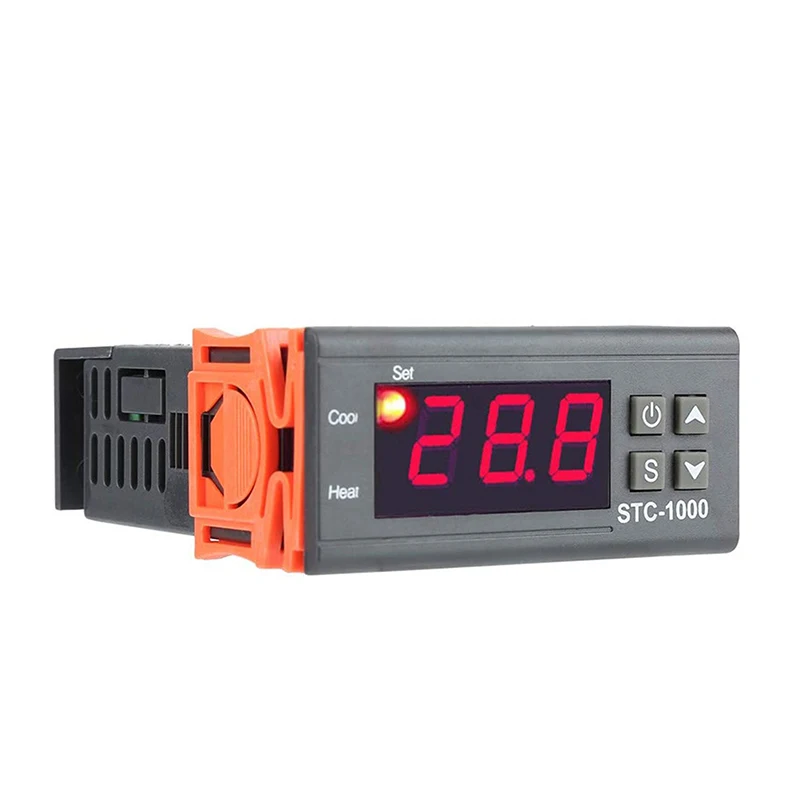 DC12V 24V AC110-220V STC-1000 LED Digital Thermostat for Incubator Temperature Controller Thermoregulator Relay Heating Cooling engine coolant thermostat thermostat housing cover