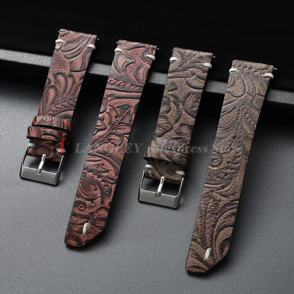 Cheap China Wholesale Calfskin 20 mm Watch Band MOA10001_K0035770