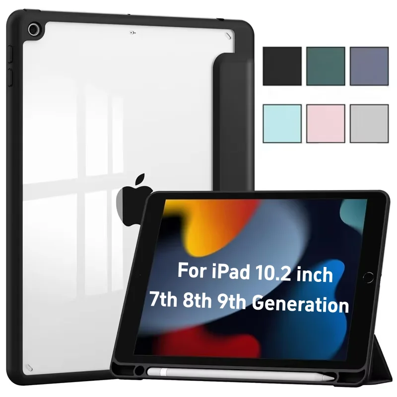Magnetic Smart Case with Pencil Holder and Auto Wake/Sleep Feature