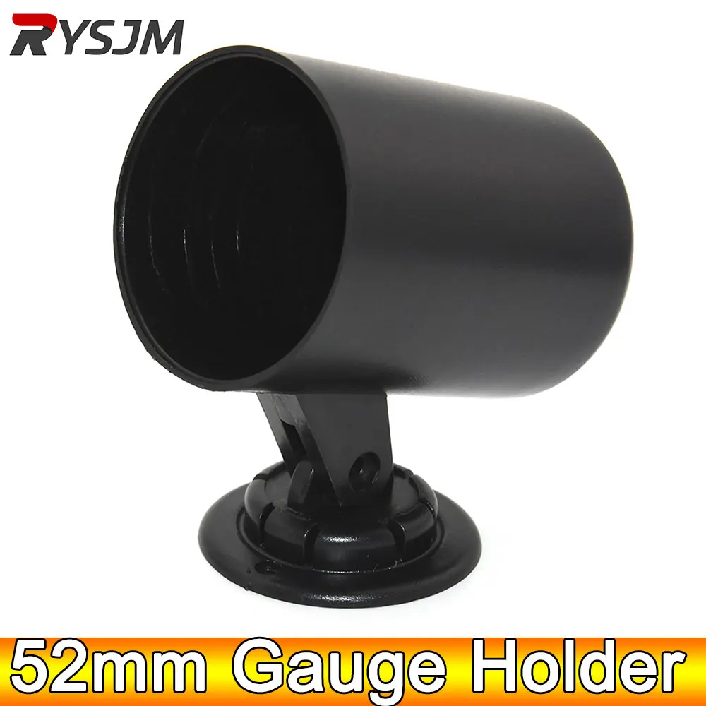 AD 52mm Single Gauge Holder Car Gauge Meter Cup Pod Dash Mount Bracket Boost Plastic Durable Universal Auto Gauges Trim Part car meters holder