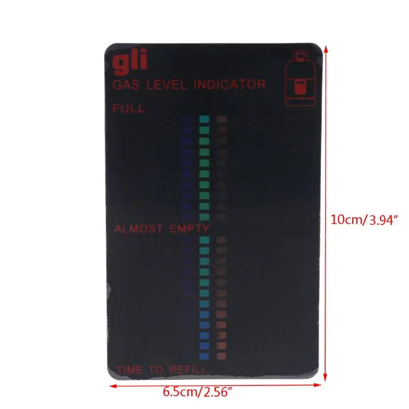 Gas Tank Level Indicator Durable Propane Butane LPG Fuel for Liquid Crystal Magnetic Gauge Bottle