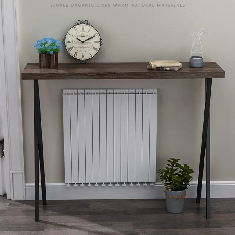 WD988: Nordic Iron Art Console Table &ndash; Modern Chinese Style Living Room Table, Narrow Porch Table for Sofa Back or Hallway