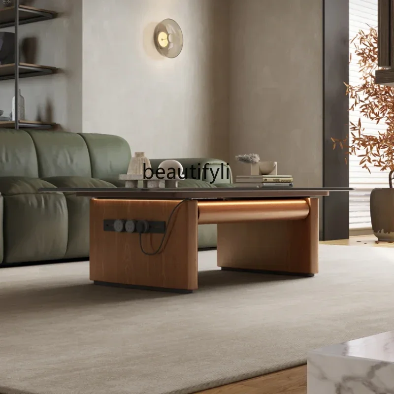 

Многофункциональный журнальный столик для гостиной дома в японском стиле низкий столик чайный столик фанера для юглан