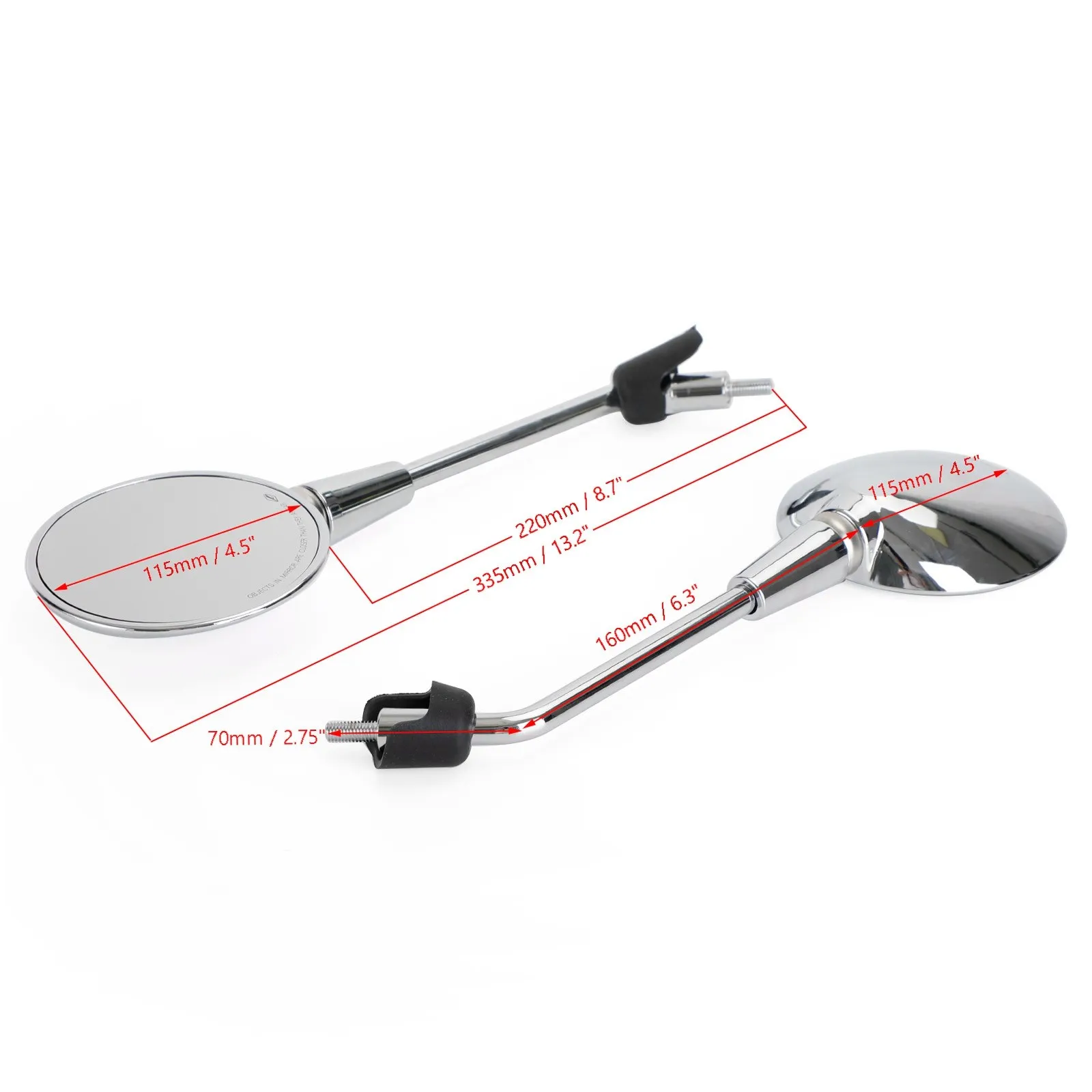 Motorcycle mirror motorcycle mirrors Left & Right Rearview Mirror For Vespa Primavera 50 125 150 2014-Motorcycle Accessories