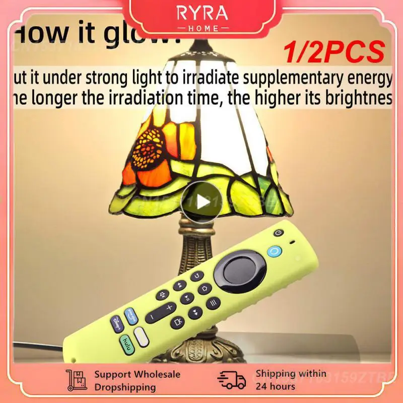 Custodia Protettiva In Silicone 1/2 Pezzi Per Amazon Fire Tv Stick 4K 3Rd Gen 3A Generazione Cover Cube Antiurto Telecomando Antiscivolo