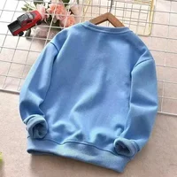 Sweat-shirt ours imprimé en acier pour garçons et adolescents, pull à manches longues pour filles et enfants, couverture en coton, Anime, nouvelle collection printemps-automne 6