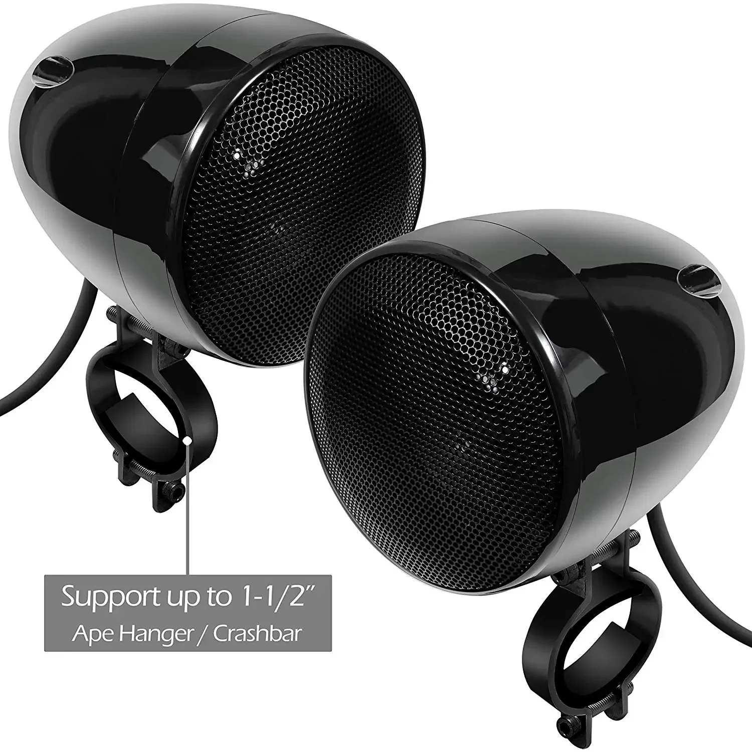Aileap 1000W 앰프 4 스피커 방수 오토바이 오디오 ATV UTV 보트 블루투스 스테레오 시스템 (FM 라디오, USB, SD Mp3 지원)