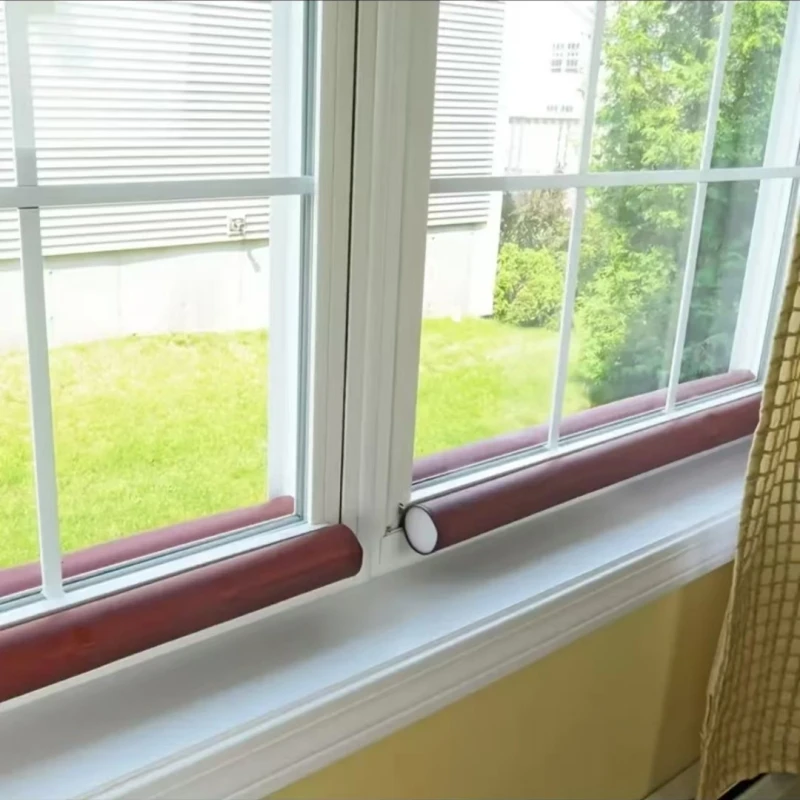1pc Windproof Door Seal Strip Leather Keep Out Dust Insects Cold Air Insulate Soundproof Home