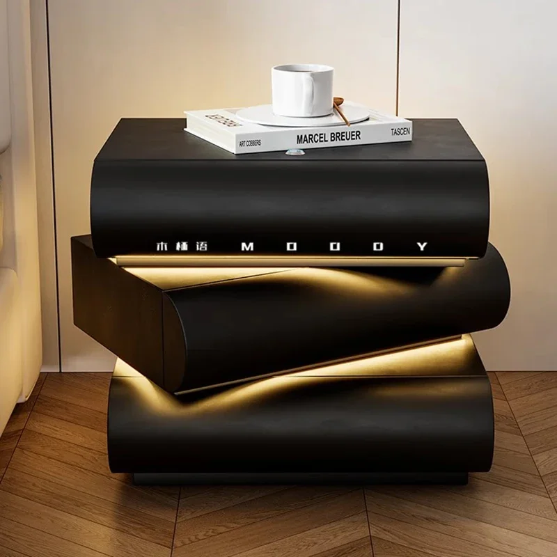 Furniture Bedroom Bedside Tables Luxury Table Cool Stuff Room Side Bed Cabinet Storage Nightstand Nightstands Mesita Furnitures