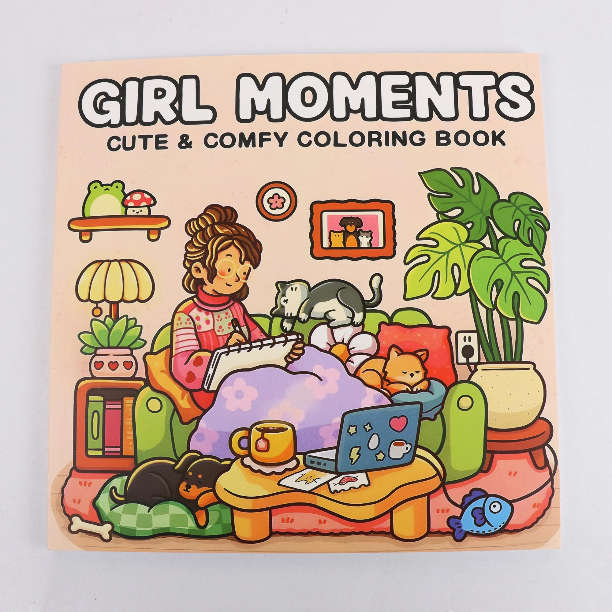 Coloring Book COZY FRIENDS Coloring Book For Adults And Teens Featuring Adorable Creatures for  Gifts 3