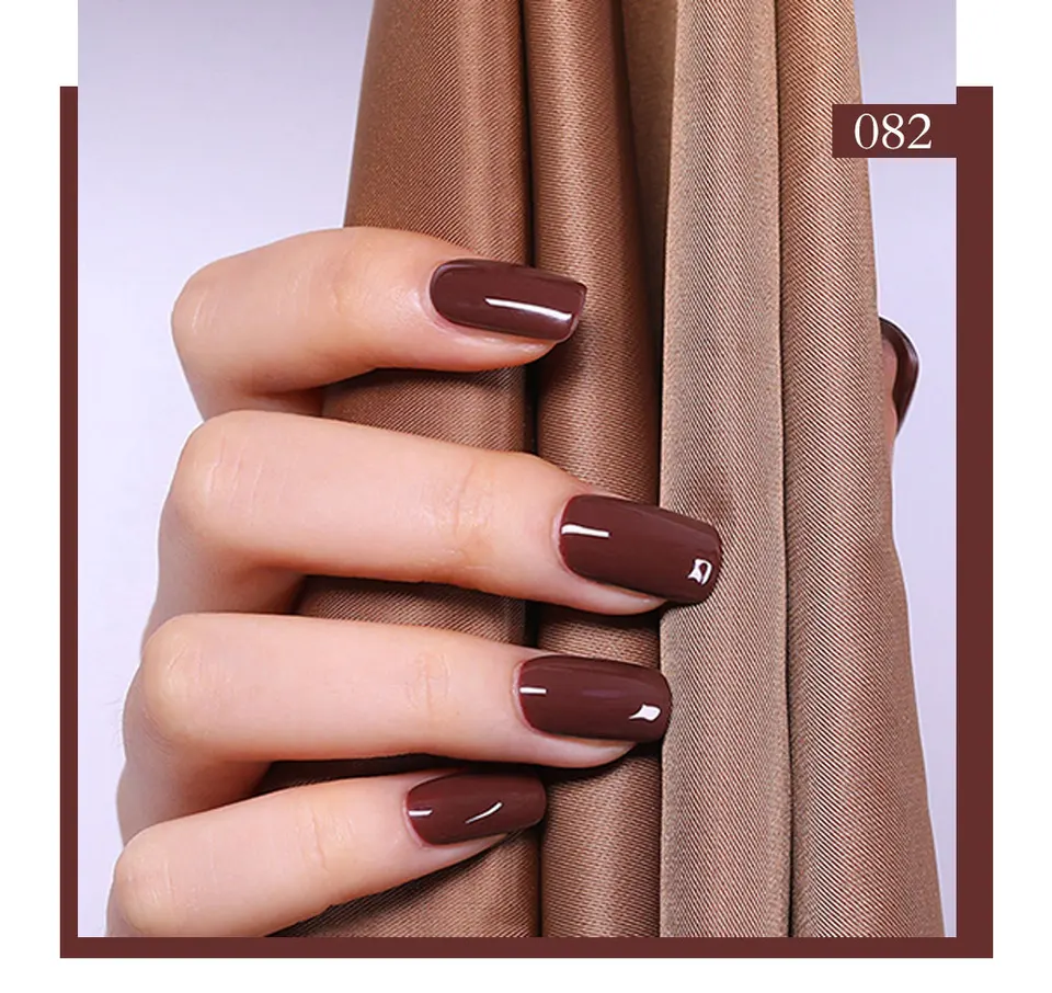 Decadent Chocolate Brown Nails