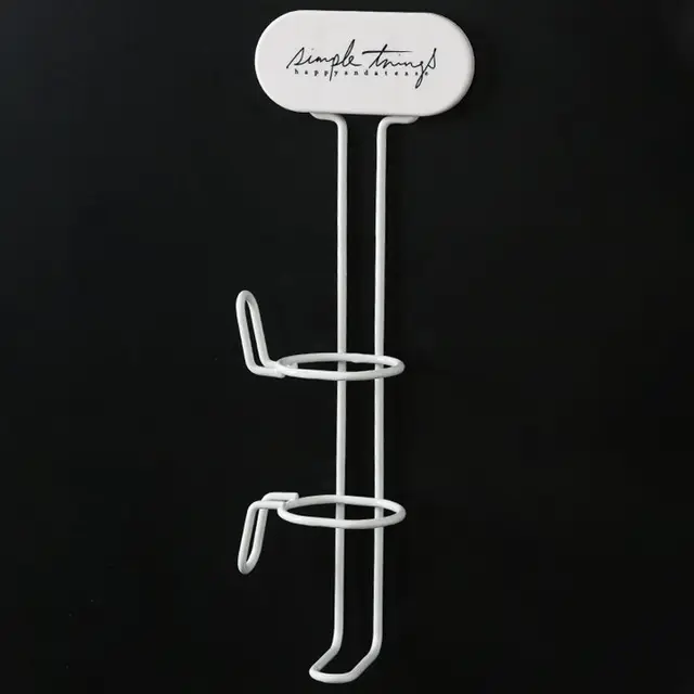 Falra Szerelhető Hajszüneteket Tartó Göndör Pálcák Vas Tároló Állvány Hajápolási Szerszám Függő Vasalók Szervező Polc - Image 5