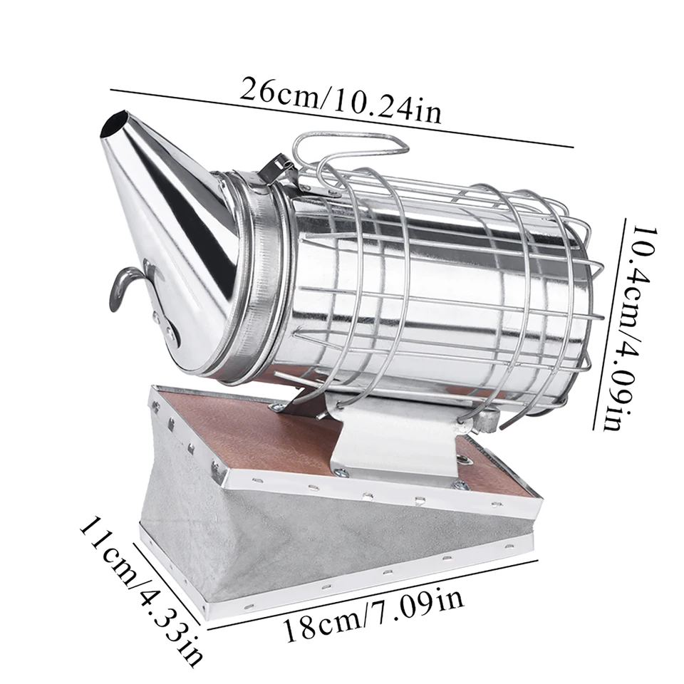 Beekeeping Smoker Beehive Smoker, Galvanized Iron Beehive Smoker Safely Experienced Beekeepers Beekeeping