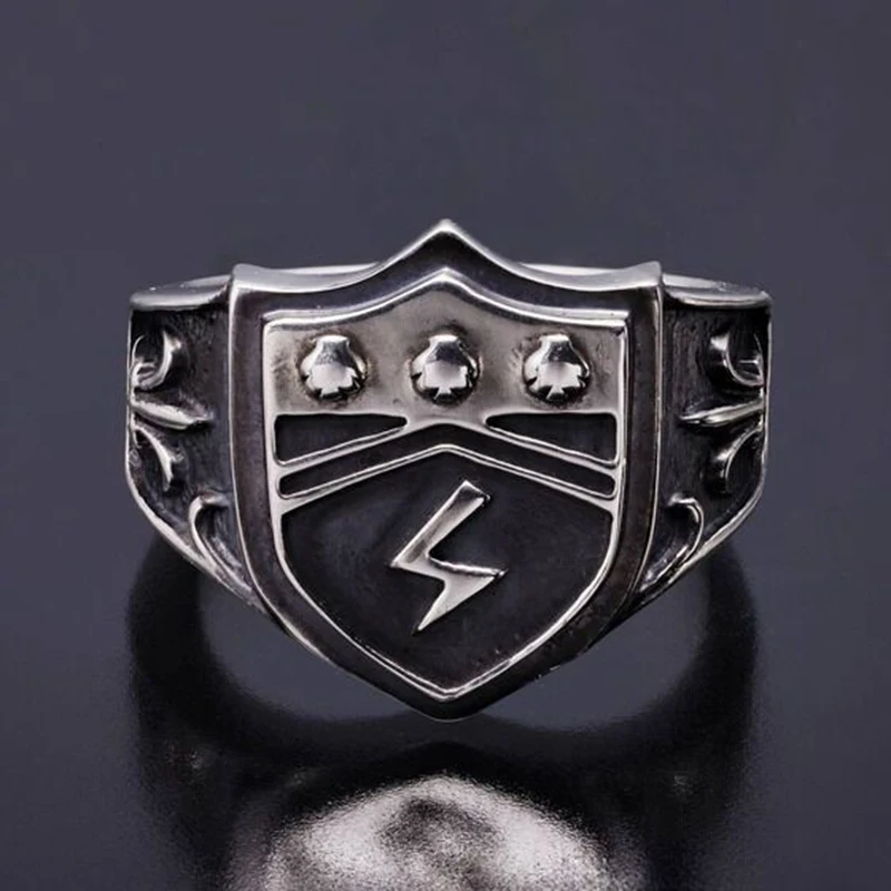 Anime HITMAN REBORN! Vongola Famiglia Pengo Column Ring Cosplay Rings Unisex Adjustable Retro Gothic Jewelry Accessory Prop Gift