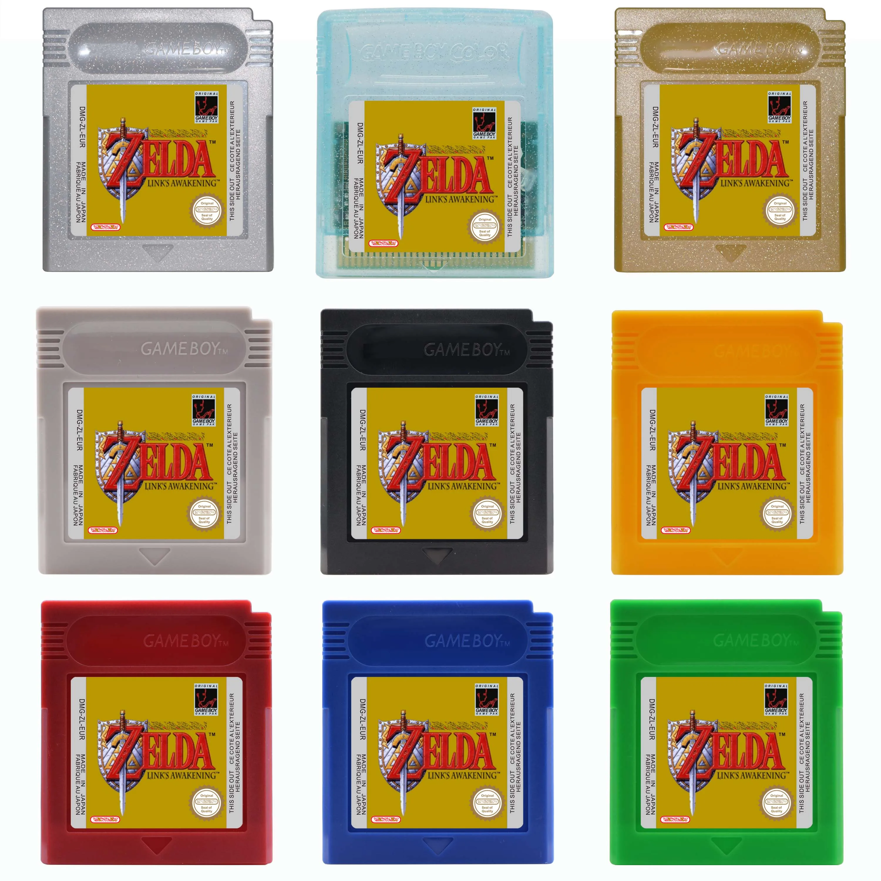 

EUR Zelda Awakening English GBC Game Cartridge 16 Bit Video Game Console Card High Quality Hexagon screw For GBC/GBA SP