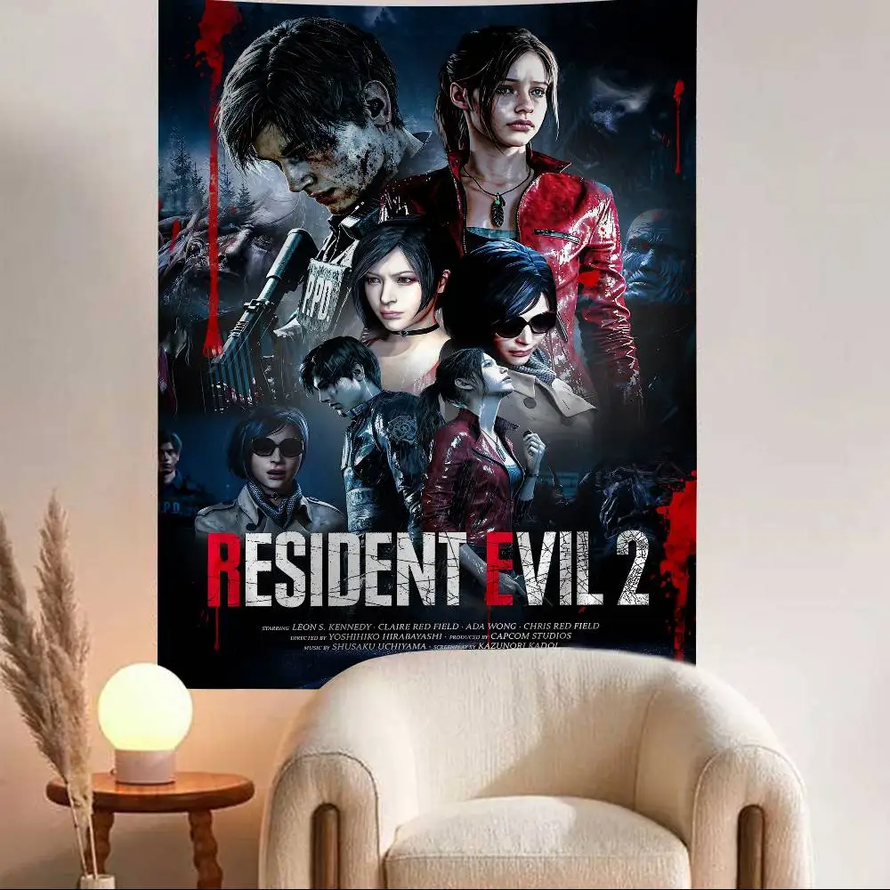 Resident Evil Sci-Fi Wall Tapestry - Home Decor Art Piece