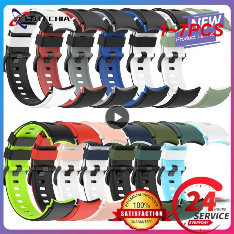 1 ~ 7Pcs 22Mm Cinturino In Silicone Per Mi Watch Global / Mi Watch S1 Active/ Mi Watch Cinturino Sportivo Con Cinturino Sportivo A Colori