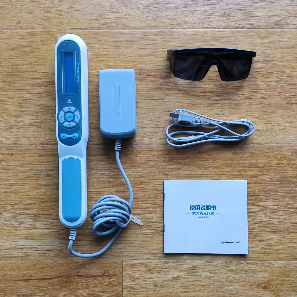 308nm Handheld uvb Light Therapy Portable Effective To Treat vitiligo Psoriasis Eczema Uvb Lamps Uv Phototherapy Instrinstrument 5
