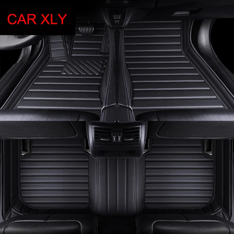 

Custom Stripe Car Floor Mats for Renault Laguna 2008-2012 Year Interior Details Auto Accessories Carpet
