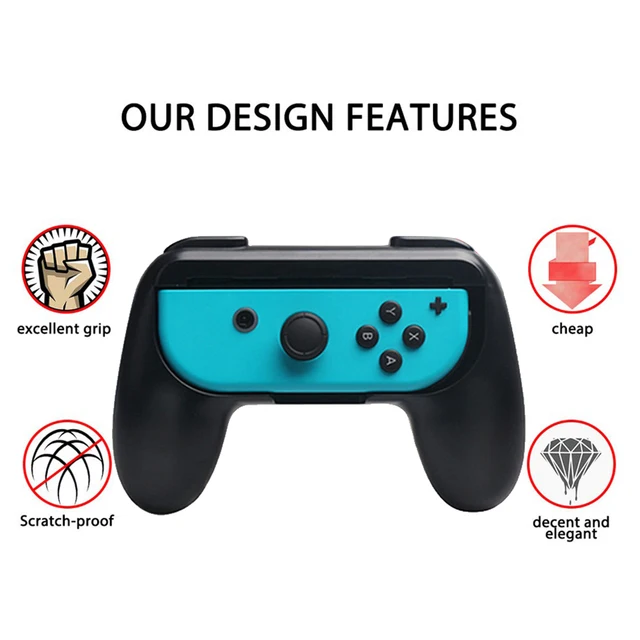 2 Pcs for Nintendo Switch Joy-con Gamer Handle Grip Joycon Stand Confortable Controller Holder for Nintendo Switch Game 3
