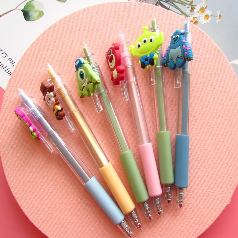 

New Toy Story Marka Color Series Cartoon Neuter Pen Signature Pen Pen Stationery Cartoon Series Press Neuter Pen For Students