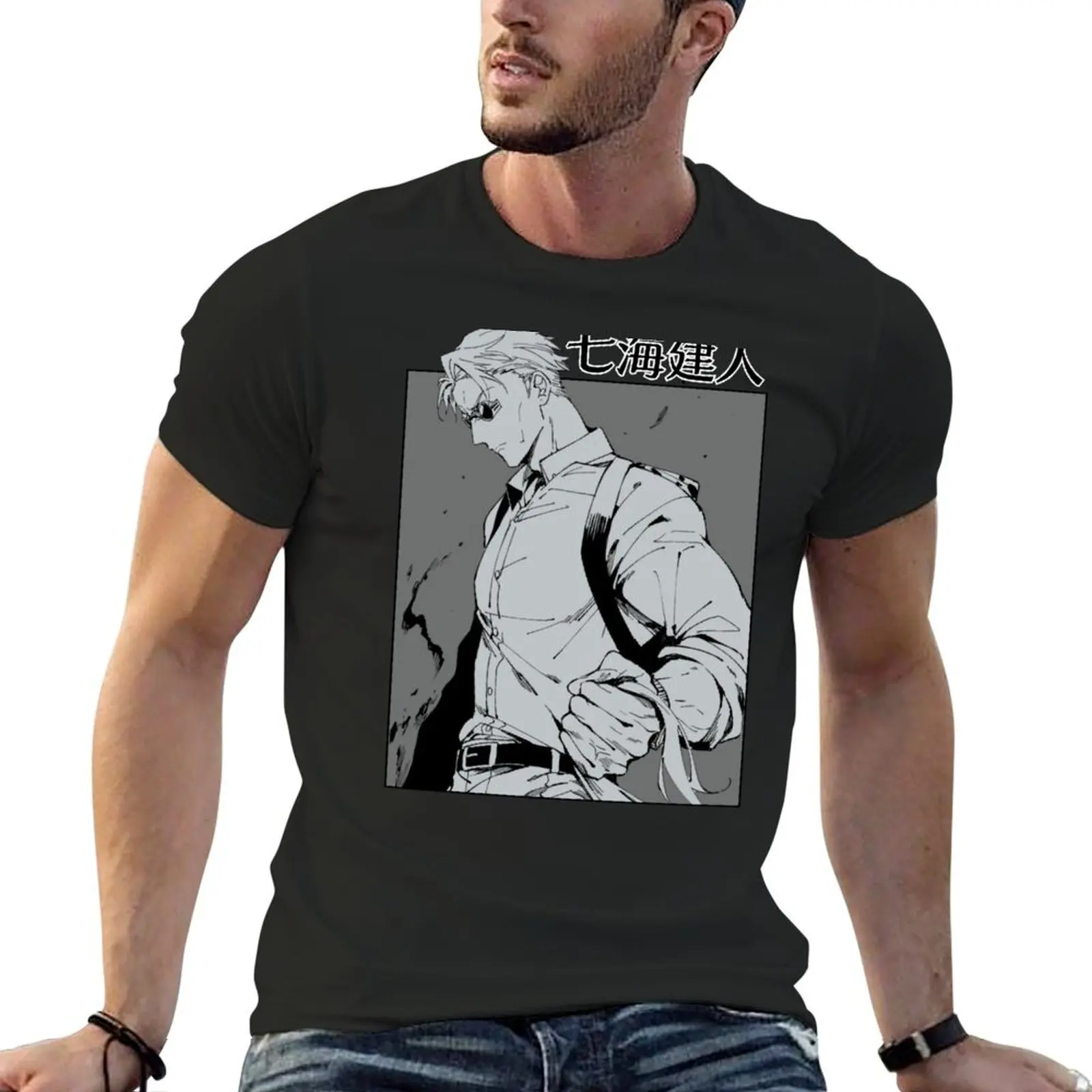 

Nanami Kento T-shirt customs design your own sweat summer tops mens white t shirts