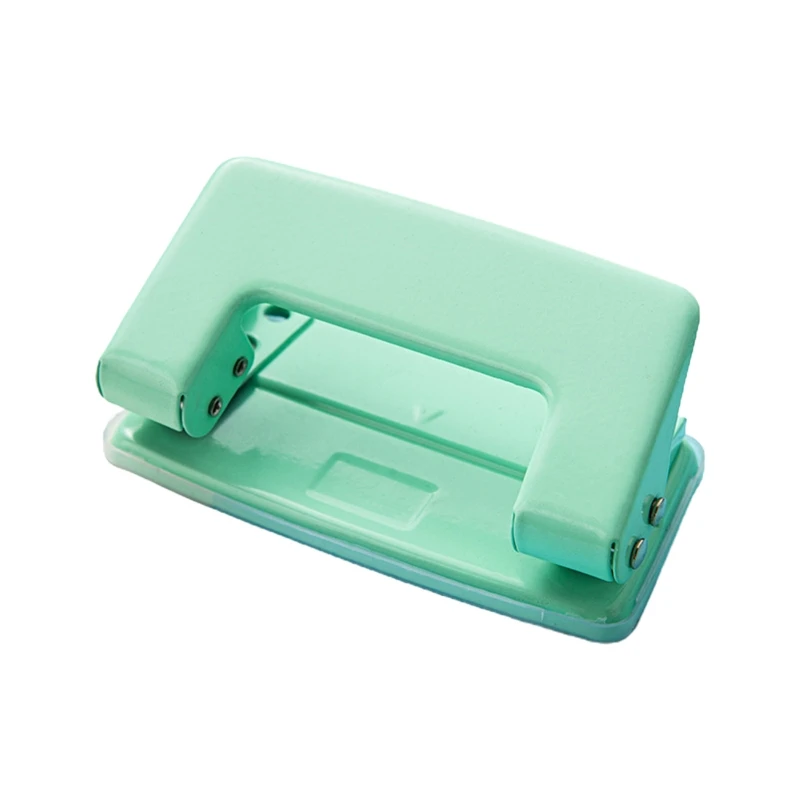 2-Hole Punch 10 Sheets Capacity for Punching Paper Photo Cardstock Scrapbooking T84D