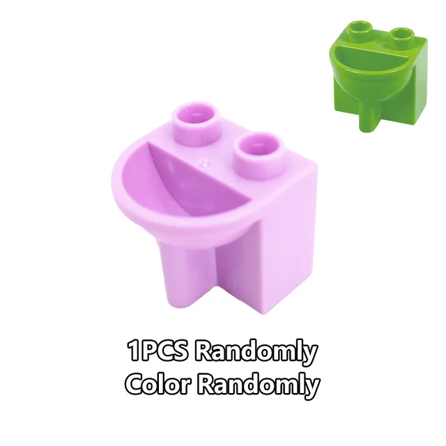 DIY Accessories Bricks Treehouse Base Plate Window House Sofa Furniture Large Particle Big Size Building Blocks Birthday Kid Toy HM-PJ-12