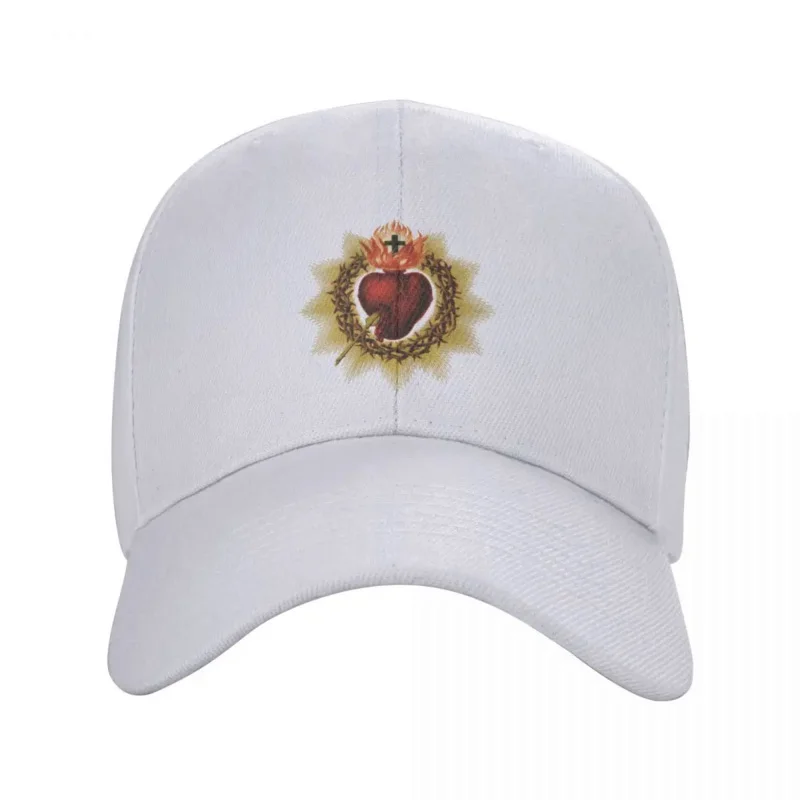 

Fashion Sacred Heart Of Jesus Baseball Cap Women Men Breathable Catholic Christian Faith Dad Hat Sun Protection Snapback Caps