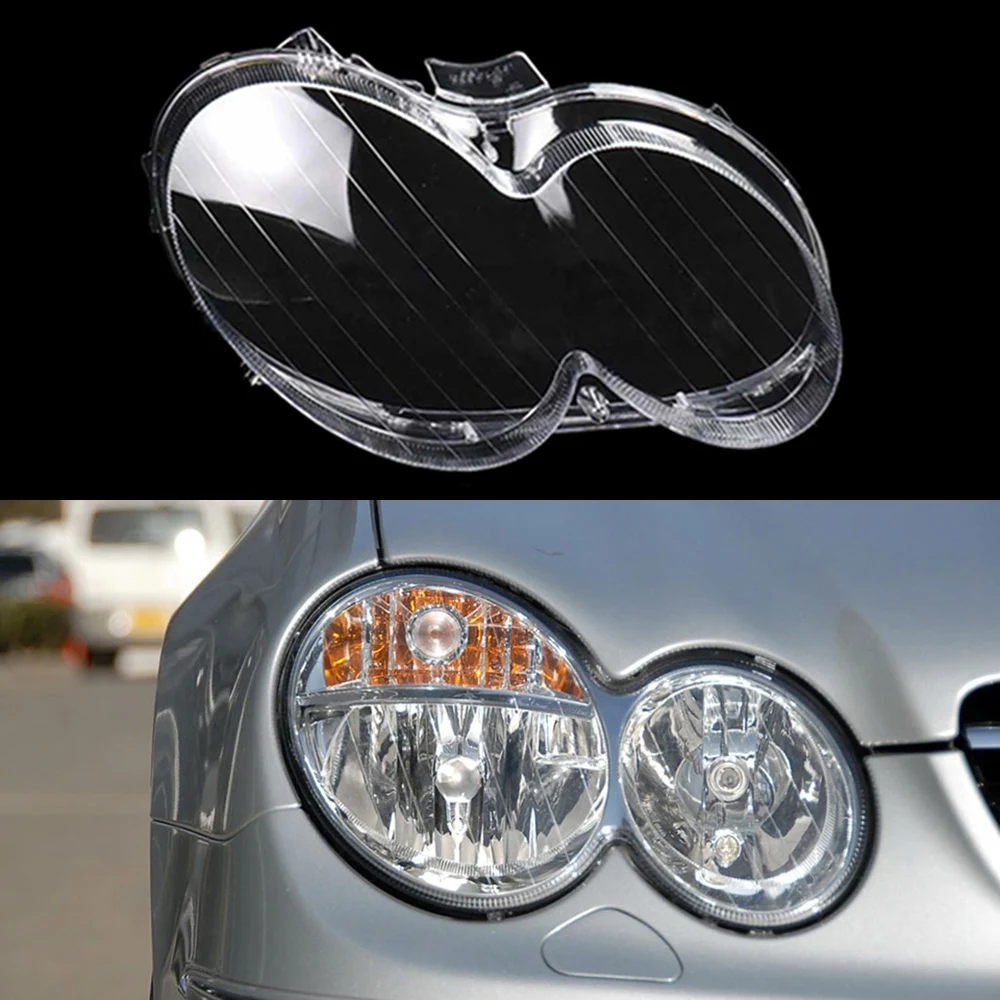 Front Scheinwerfer Abdeckung Für Mercedes-Benz W209 CLK 2003 ~ 2006 Glas  Auto Shell Scheinwerfer Lampenschirm Transparent Kopf Licht lampe Abdeckung  - AliExpress