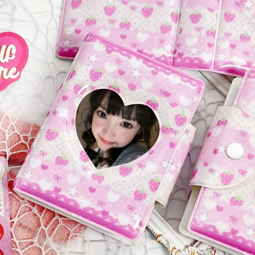Pink PVC Mini Photocard Binder Album