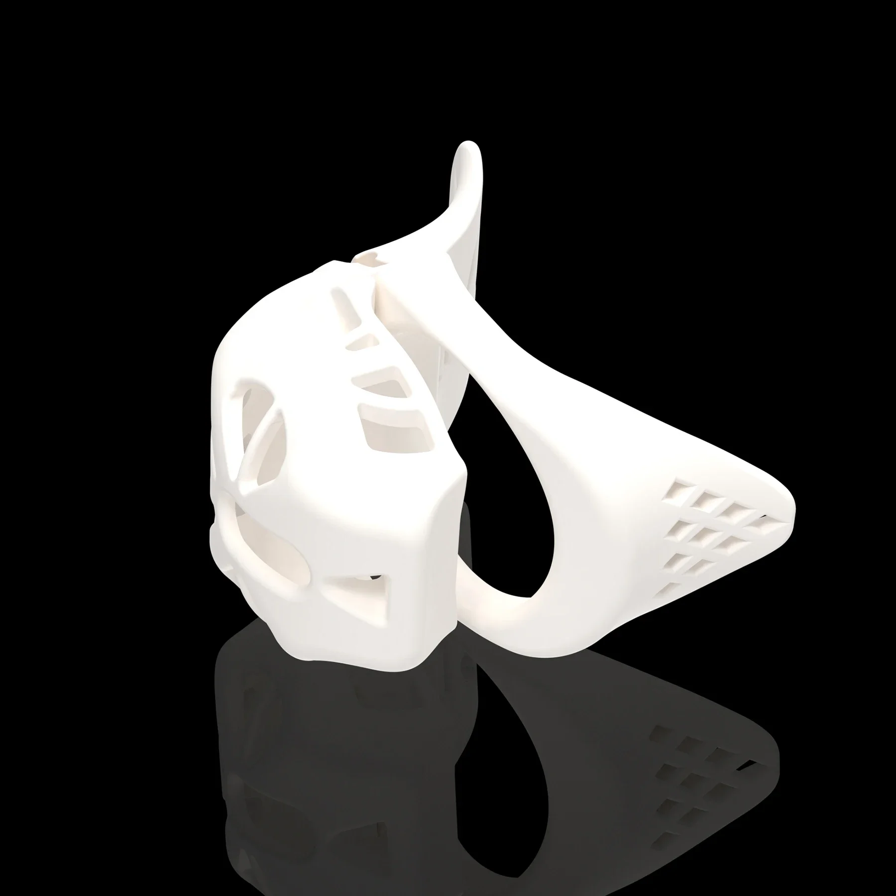 Penis Chastity Cage Chastity Lock Sex Toy Penis Cock Ring Swallowtail Chastity Cage for Man Gay 3 Size Rings White Black Optional Lightweight