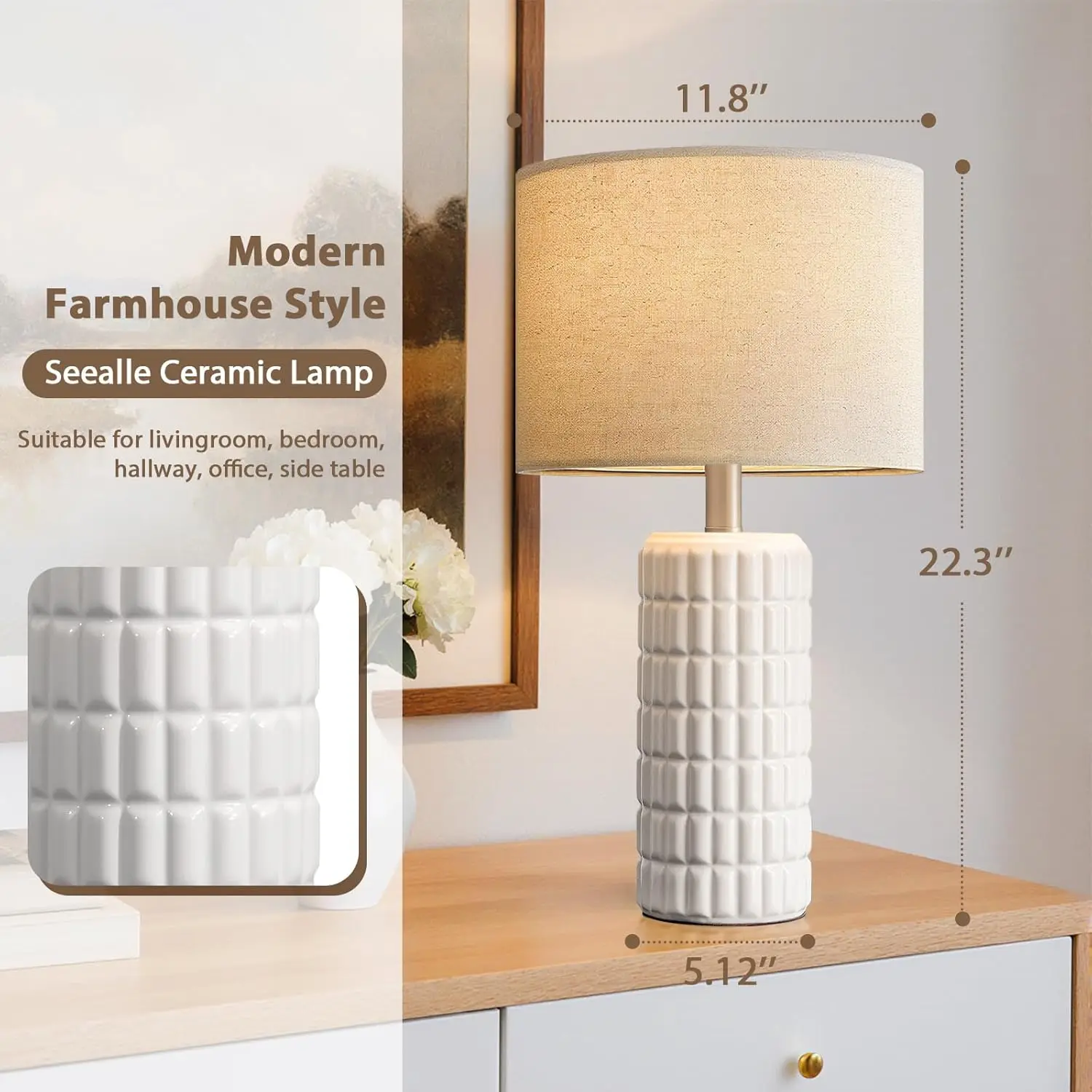 Touch LED Ambient Table Lamp 6