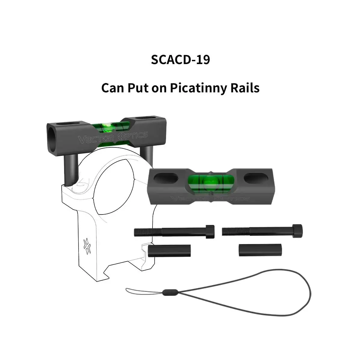 Victoptics 30/34mm פלס בועות כלי פלס מדויק למדידה אופקית ואנכית מתאים לכוונות רובה 30/34 מ"מ