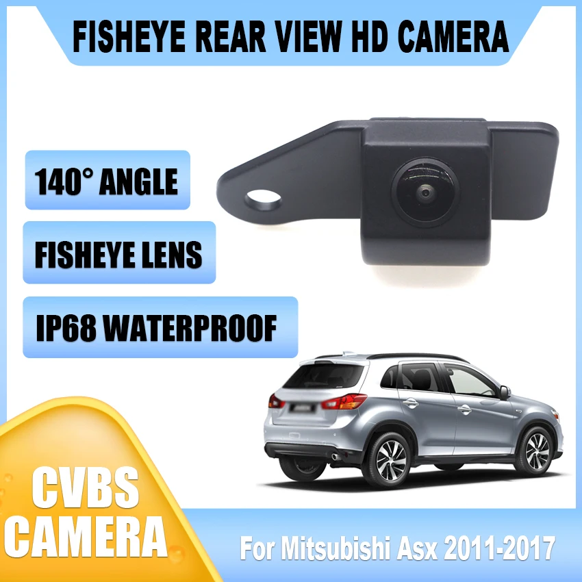 

140° CCD Full HD Car Rear View Camera For Mitsubishi Asx 2011-2017 Night Vision Reverse Reversing Vehicle Parking