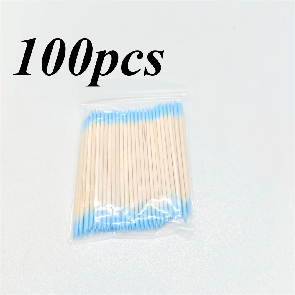 Disposable Wooden Micro Bud Swabs - Lint-Free Eyelash Extension & Glue Removal Tool Kit
