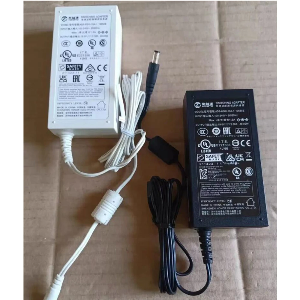 Genuine HOIOTO 19V 2.58A 49W AC DC Switching Power Adapter ADS