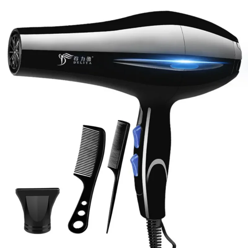 Hair Dryer 2200W Professional Powerful Fast Heating Hot And Cold Adjustment Ionic Air Blow with Collecting