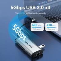 Vention USB C HUB Type C to USB 3.0 Dock Station USB C HDMI RJ45 4K for MacBook Pro Air Accessories Type C 3.1 Splitter USB HUB 2
