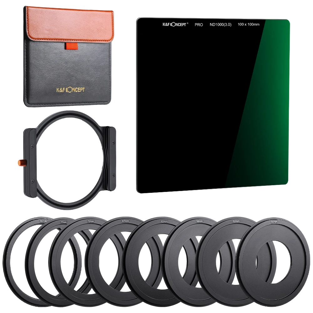 Filtre UV Carré K&F Concept 4x5,65'' Pour Matte Box - Protection Cinéma, étanche
