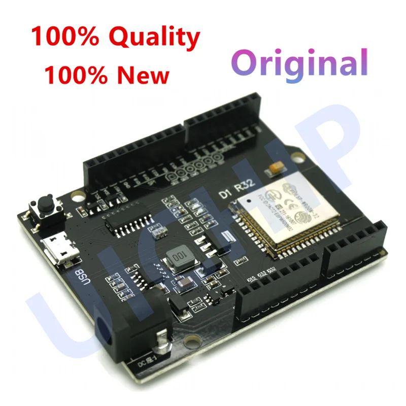 Industrial Roof Flashing ESP32 WiFi Bluetooth UNO Development Board - WeMos D1 R32 Style, 4MB Flash, CH340 Chip ESP32 Development Board