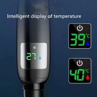 Pommeau de douche portatif haute tension pour salle de bain, pomme de douche à économie d'eau, Mode de réglage à quatre vitesses, affichage numérique de la température LED 4