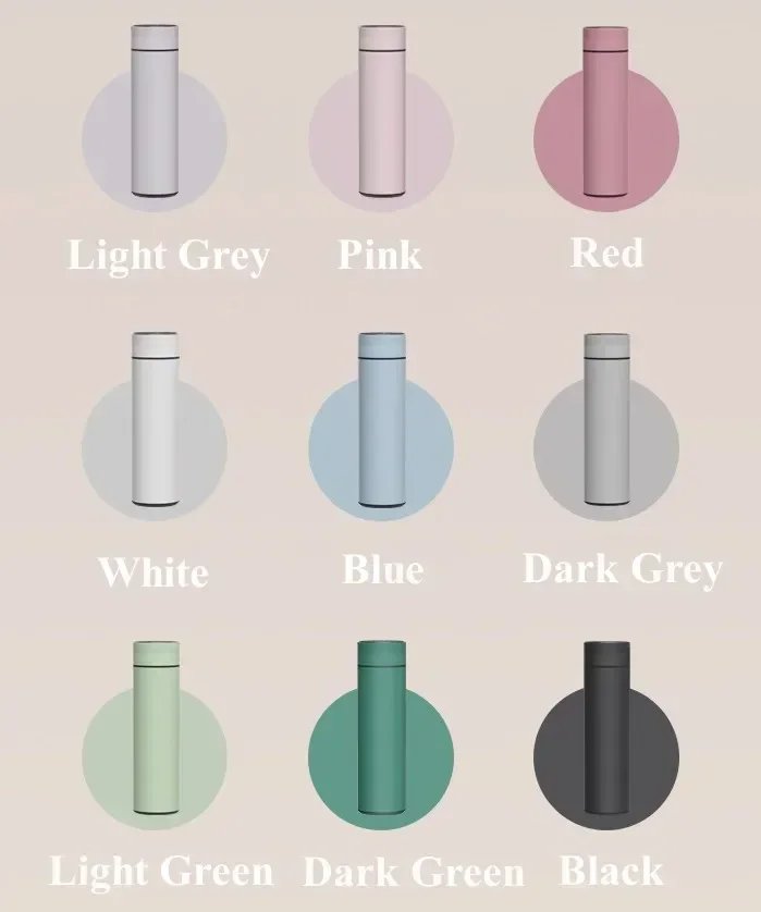 Description Picture 4 of item500ML Tea Water Separation Intelligent Insulated Mug Thermos Flask Stainless Steel Vacuum Kettle Coffee Mug Thermos Mug