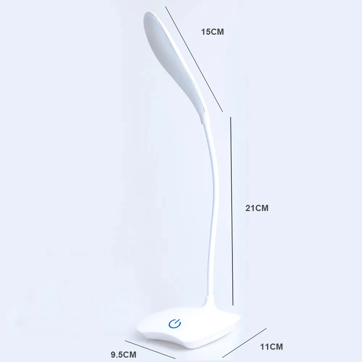 LED Desk Lamp - USB Charging Touch Control 3 Brightness Levels Foldable Night Light