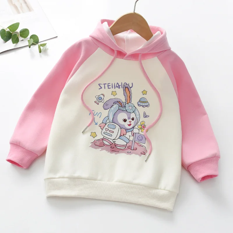 

Весенняя детская одежда, детская одежда, толстовки для девочек, детская одежда, детские толстовки, повседневные с длинным рукавом и капюшоном